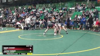 157 lbs Cons. Round 4 - Justin Turner, Kettering Fairmont vs Eddie Cooney, Perry