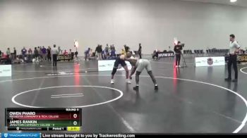 149 lbs Round 5 (6 Team) - Owen Pharo, Rochester Community & Tech. College vs James Rankin, Jamestown Community College