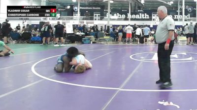 140 lbs Rr Rnd 3 - Vladimir Cesar, Kraken Black - MS vs Christopher Carbone, Shore Thing WC - MS