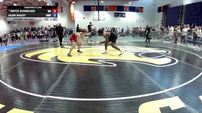 126 lbs Champ. Round 2 - Jalen Bailey, Great Bridge Wrestling Club vs Bryce Schnelzer, Integrity Wrestling Club