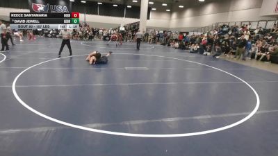 157 lbs Champ. Rd Of 32 - David Jewell, Georgia vs Reece Santamaria, Nebraska