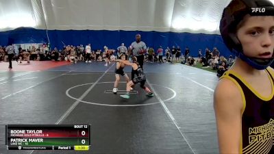 60 lbs Round 4 (6 Team) - Boone Taylor, Michigan Gold Pitbulls vs Patrick Maver, Lake WC