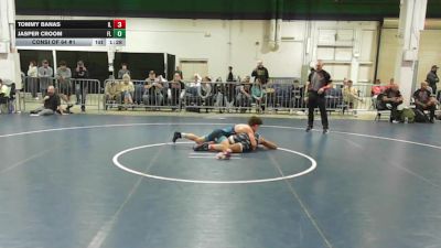 132 lbs Consi Of 64 #1 - Tommy Banas, IL vs Jasper Croom, FL