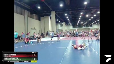 65 lbs Quarters & Wb (16 Team) - Levi Charles, Moyer Elite vs Liam Howarth, Carolina Hammer Squad