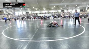 85 lbs Champ. Round 1 - Collin Kirk, Buccaneer Wrestling Club vs Samuel Wiseman, Aloca Tornadoes