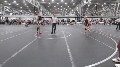 130 lbs Round 5 (6 Team) - Lilly Massenzio, Razor PinkWave vs Alexis Nicholas, Team Diamond Fish