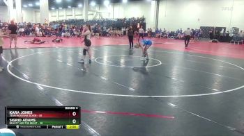 155 lbs Round 4 (8 Team) - Sigrid Adams, Beauty And The Beast vs Kara Jones, Team Montana Silver