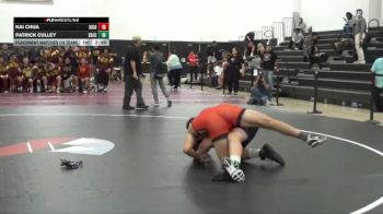 197 lbs Placement Matches (16 Team) - Patrick Culley, Santa Rosa Junior College vs Kai Chua, Sierra College