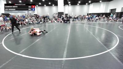 106 lbs Camron Smith, Pennsylvania Red vs Loc Webber, Ohio Scarlet