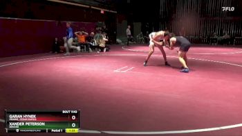 150 lbs Cons. Round 3 - Xander Peterson, Denver vs Garan Hynek, Prairie, Cedar Rapids