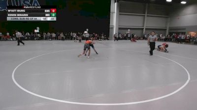 120 lbs Cons. Sub-rd Of 64 - Edwin Minardi, MWC Wrestling Academy vs Wyatt Iburg, Big Game Wrestling Club