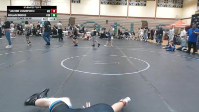 110 lbs Cons. Semi - Asher Comeforo, All I See Is Gold Academy vs Nolan Burke, CRWA