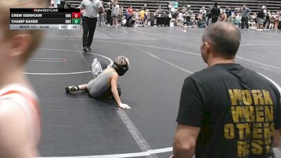 44-48 lbs Round 1 - Champ Baker, Reaper Wrestling Club vs Crew Isenhour, Rowan Wrestling Academy