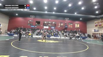 124 lbs 3rd Place Match - Brianna Holcomb, Frostburg State vs Kalayah Edwards, Emmanuel University