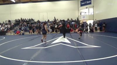 117 lbs Champ. Round 1 - Deandra Meza, Southern Oregon University vs Jesmeralda Lara, Menlo Oak Squad