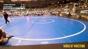 130 lbs Consi Of 16 #2 - Cooper Kespelher, Bad Karma vs Layten Cross, Brushy Wrestling Club