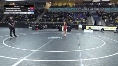124 lbs Cons. Round 3 - Emarie Bolosan, William Jewell College vs Jayden Bazemore, Gannon University