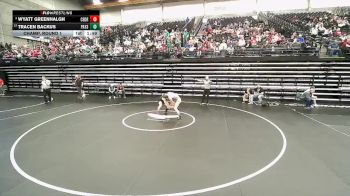 4A 138 lbs Champ. Round 1 - Tracen Backus, Payson vs Wyatt Greenhalgh, Cedar
