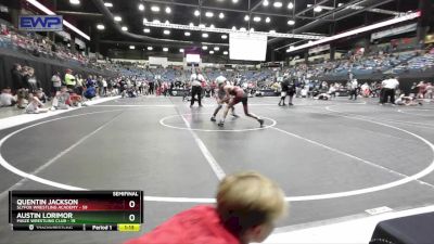 110 lbs Semifinal - Quentin Jackson, SlyFox Wrestling Academy vs Austin Lorimor, Maize Wrestling Club