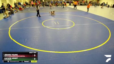 70B Quarterfinal - Kayson Arndt, Hutchinson vs Jerard Young, Maple River/United South Central