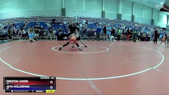 83 lbs Cons. Round 2 - Preston Unger, PA vs Seth Hollerman, PA