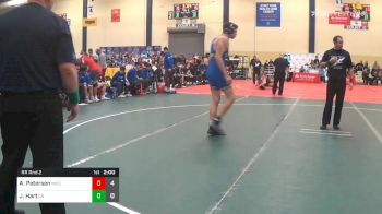 182 lbs Prelims - AJ Petersen, North Scott vs James Hart, Carl Sandburg