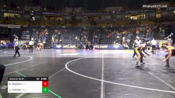 184 lbs Consolation - Austin Clayton, Arizona State vs Josh Loomer, Cal State Bakersfield