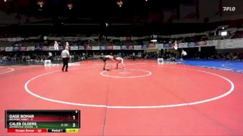 125 lbs Champ Round 1 (16 Team) - Gage Bomar, Belmont Abbey vs Caleb Olgers, Apprentice School