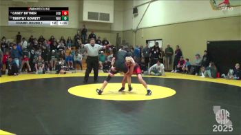 100 lbs Champ. Round 1 - Timothy Gowett, Woodlake vs Casey Bittner, DCWA