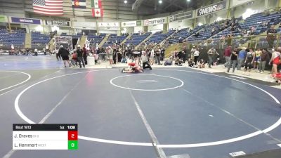 109 lbs Quarterfinal - Jaxsen Draves, GI Grapplers vs Lincoln Hemmert, Western Colorado WC