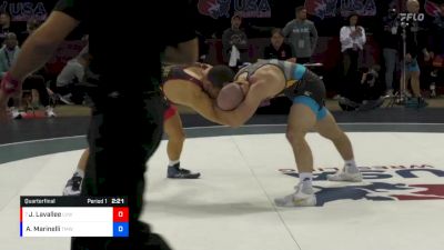 74 lbs Quarterfinal - Joey Lavallee, LVWC/TMWC vs Alex Marinelli, Titan Mercury Wrestling Club (TMWC)