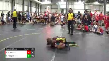 60 lbs Round 2 (6 Team) - Cameron Rodgers, The Funky Singlets Yellow vs Brantley Green, American Gladiators