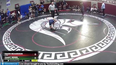 126 lbs Cons. Round 3 - Tavion Richardson, Clark vs Tommy Breier, Granite Hills (El Cajon)