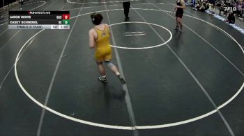 175 lbs Finals (8 Team) - Jason White, David City vs Casey Schnebel, Battle Creek