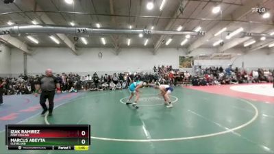 126 lbs Champ. Round 2 - Izak Ramirez, Fort Collins vs Marcus Abeyta, Cleveland