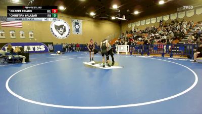 120 lbs Semifinal - Gilbert Criado, McLane vs Christian Salazar, Foothill