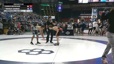 126 lbs Cons. Rd Of 32 - Charlie Mutschler, Maryland vs Bradley Bauman, Ohio