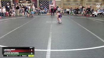 44 lbs Quarterfinal - Jayden Ribot, Eagle Empire vs LeVeon Hutchins, Swamp Fox Wrestling Club