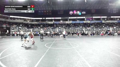 133 lbs Quarterfinal - Anton Goncharenko, Bonhomme Wrestling vs Daxton Paul, Maize WC