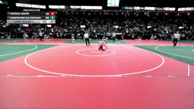 140 lbs Cons. Round 3 - Christopher (cj) Popovich, FOWCA vs Patrick White, EAG2