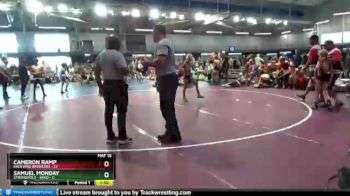 65 lbs Round 6 (8 Team) - Cameron Ramp, Backyard Brawlers vs Samuel Monday, Stronghold - Gold