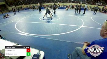 112 lbs Consi Of 16 #1 - Cash Wiley, Lions Wrestling Academy vs Carson Hudson, Team Choctaw