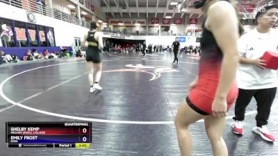 131 lbs Quarterfinal - Emily Frost, Iowa vs Shelby Kemp, William Jewell College