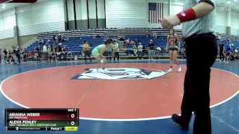 163-183 lbs Round 1 - Arianna Weber, BYA Wrestling vs Alexis Penley, West Suburban Girls Wrestling Club