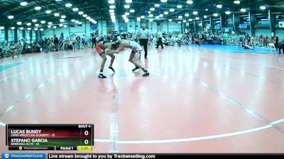 100 lbs Rd# 4- 2:00pm Friday Final Pool - Stefano Garcia, Nebraska Elite vs Lucas Bundy, Lions Wrestling Academy