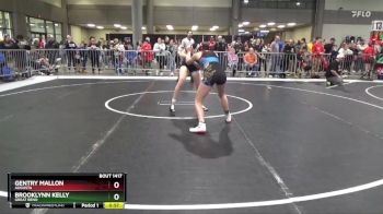127 lbs Cons. Round 2 - Brooklynn Kelly, Great Bend vs Gentry Mallon, Augusta
