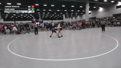 92 lbs Champ. Rd Of 64 - Landon Wheelan, Moen Wrestling Academy vs Owen Koss, Raw Wrestling Club