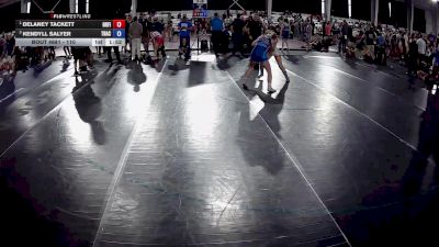 110 lbs Cons. Round 3 - Delaney Tackett, Orange Fire vs Kendyll Salyer, The Barn Athletic Club LLC
