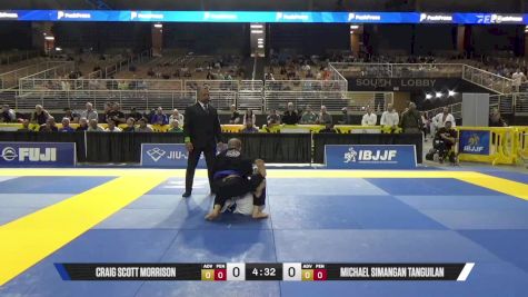 Michael Simangan Tanguilan vs Craig Scott Morrison 2025 Pan Jiu Jitsu IBJJF Championship