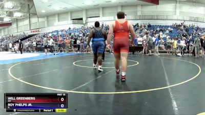 285 lbs Champ. Round 2 - Will Greenberg, OH vs Roy Phelps Jr., IL